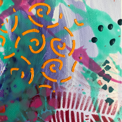 Tropical Splash Close Up