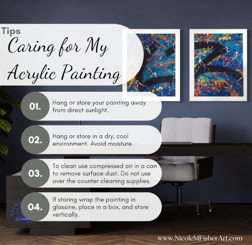 Caring for My Acrylic Painting